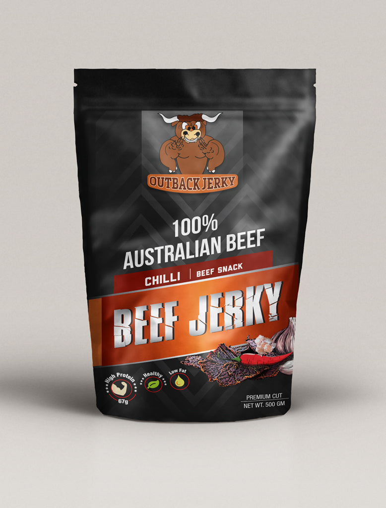 Chilli Bulk Beef Jerky 500g