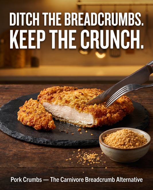 Carnivore Keto Panko Crumbs made from Pork Rind 350g Breadcrumb Replacement