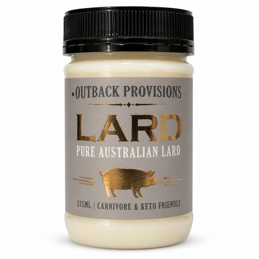 Australian Pork Lard 375ml | Carnivore & Keto Friendly | Outback Provisions